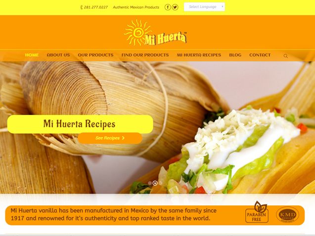 Business Consulting Agency | MiHuerta Authentic Mexican Products E-Commerce Store