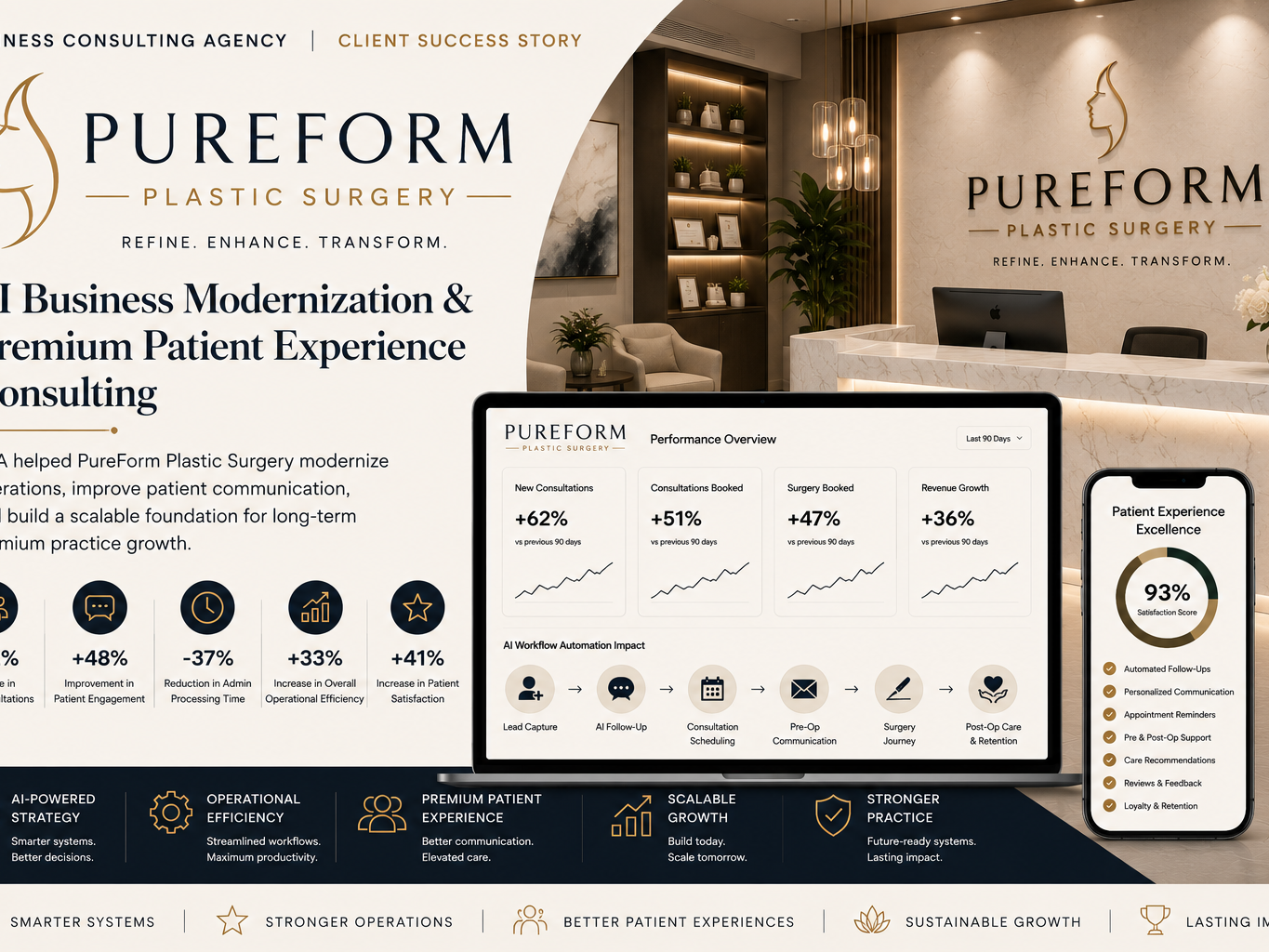 PureForm Plastic Surgery — AI Business Modernization
