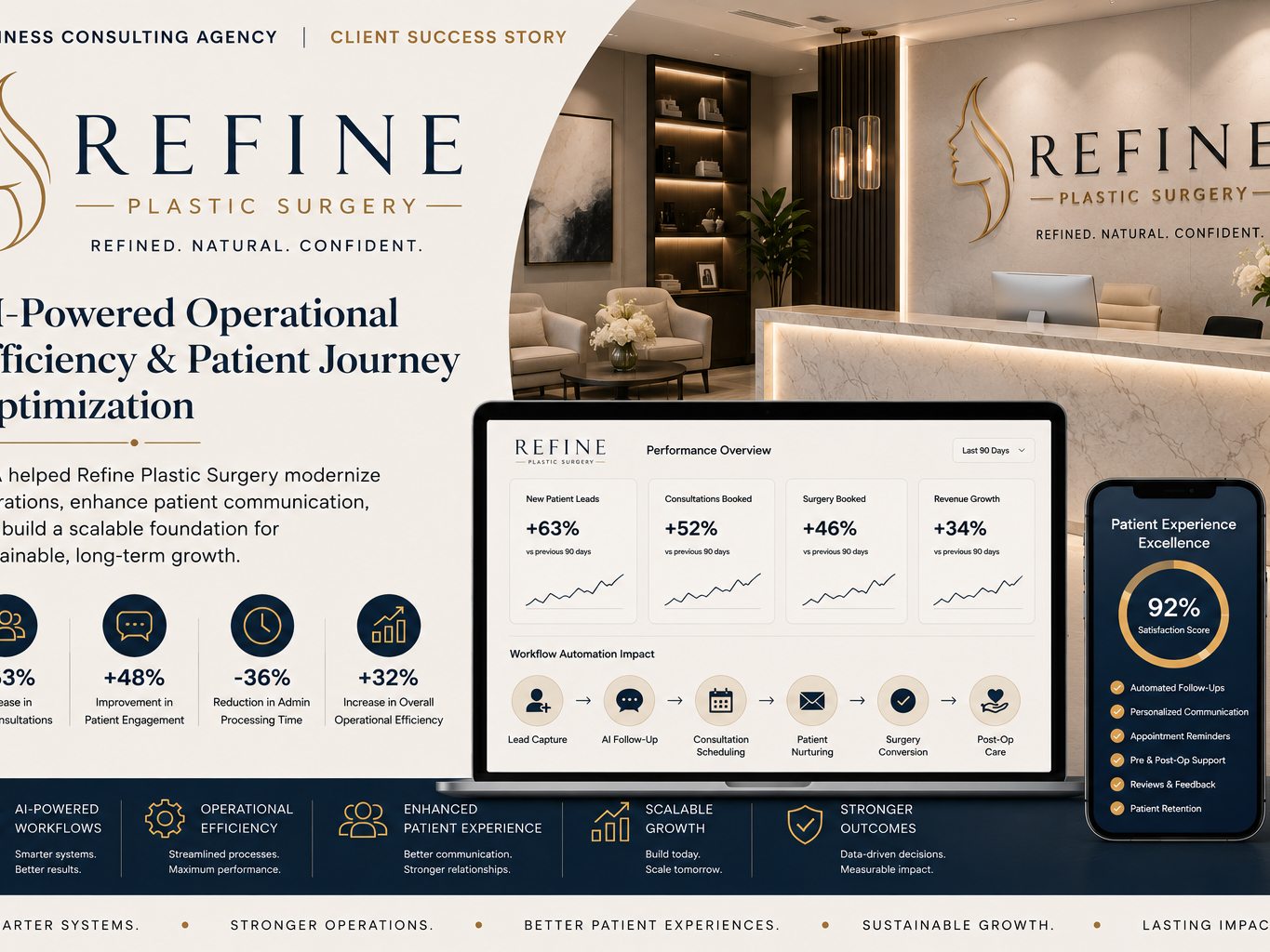 Refine Plastic Surgery — AI-Powered Operational Efficiency