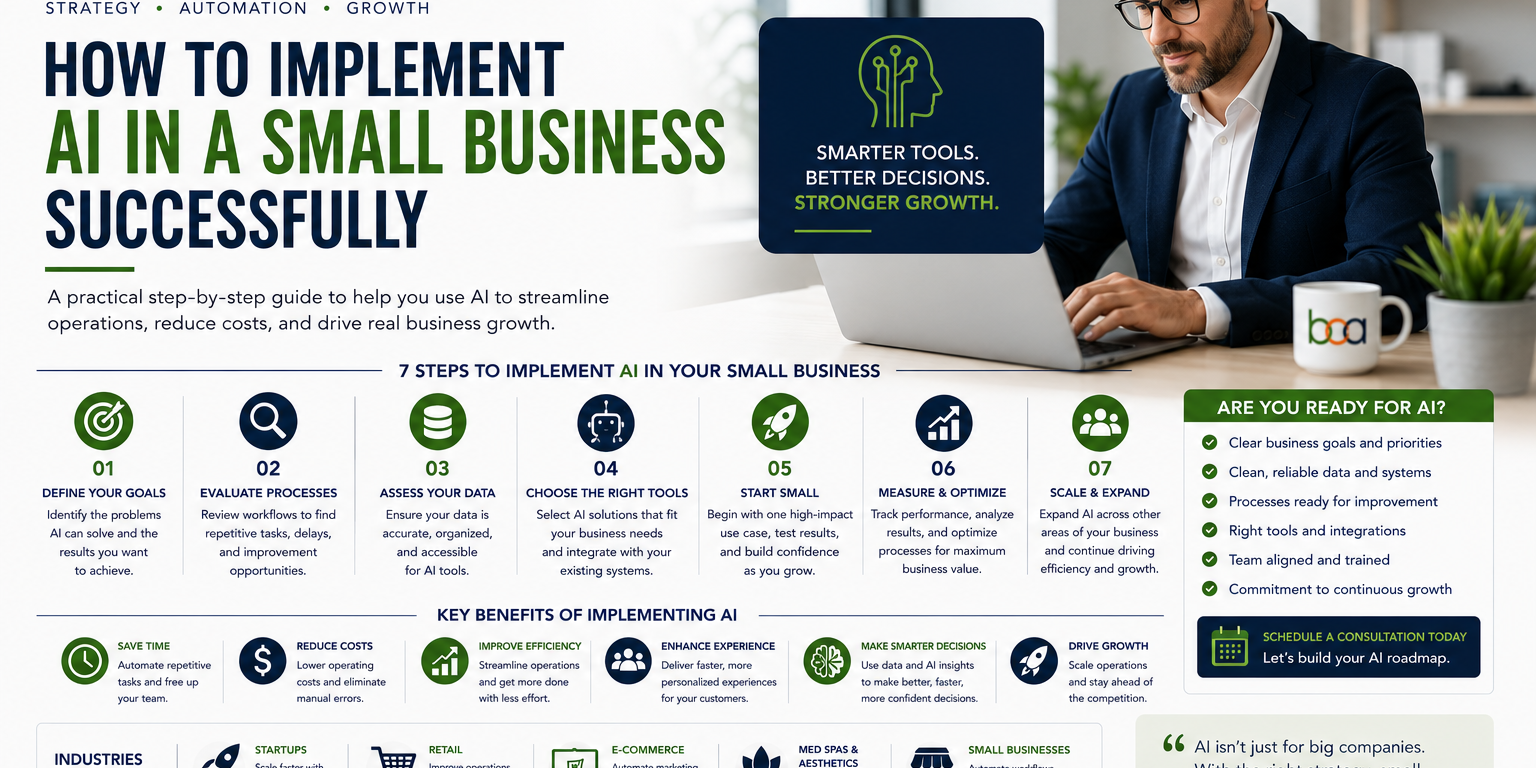 How to Implement AI in a Small Business Successfully